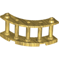 Classic Geländer 4x4x2 mit 2 Noppen