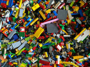 1 Kilo Lego gemischt