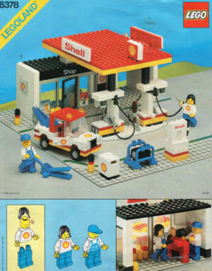 6378: LEGO® System Bauanleitung Tankstelle