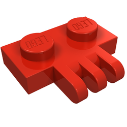 Classic Scharnierplatte 1×2