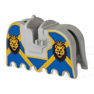 Classic Pferdedecke mit Löwenwappen