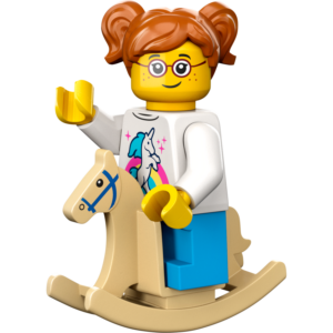 Serie 24 Mädchen mit Schaukelpferd Figur 11 (71037)