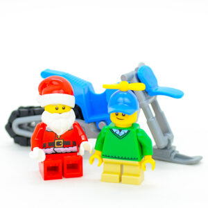 Weihnachtsmann mit Schneemobil (Custom)