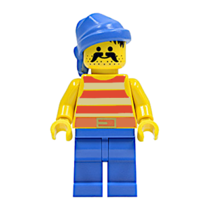 Pirat mit blauem Kopftuch (Pirates)