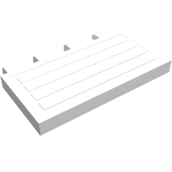 Classic Scharnierplatte / Zugtor 2x4