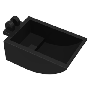 Classic Bagger Schaufel 2x3 mit Scharnieraufnahme