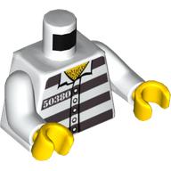 Minifiguren Oberteil Nr.1197 (Bandit)