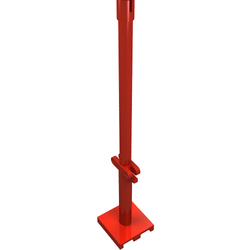 Classic Mast 2x2x9 2/3 mit 2 Scharnieren