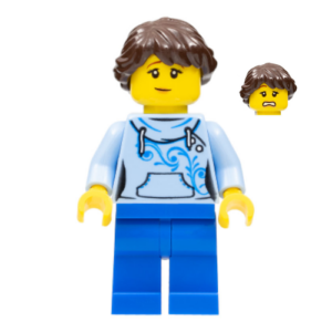 Frau mit Kapuzenpulli (Ludo)