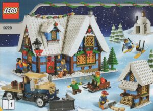10229: LEGO® Winterdorf Bauanleitung Winter Village Cottage / Winterdorf Hütte