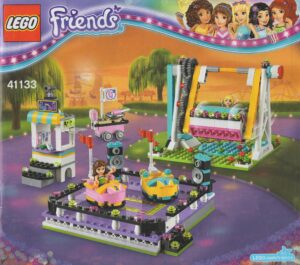 41133: LEGO® Friends Bauanleitung Amusement Park Bumper Cars / Autoscooter Vergnügungspark