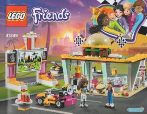 41349: LEGO® Friends Bauanleitung Drifting Diner / Burgerladen
