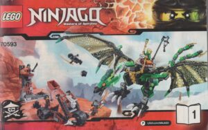 70593: LEGO® Ninjago Bauanleitung The Green NRG Dragon