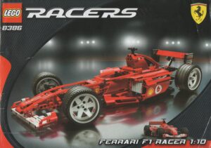 8386: LEGO® RACERS Bauanleitung Ferrari F1 Racer 1:10
