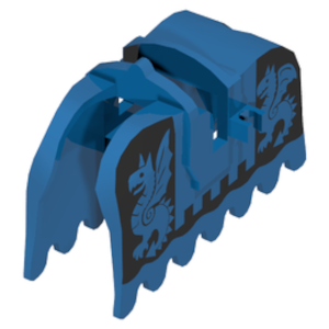 Classic Pferdedecke mit Drachenwappen