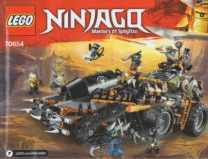 70654: LEGO® Ninjago Bauanleitung Dieselnaut