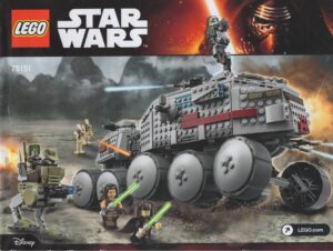 75151: LEGO® Star Wars™ Bauanleitung Clone Turbo Tank