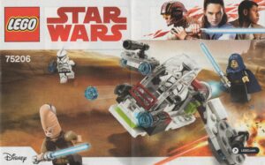 75206: LEGO® Star Wars™ Bauanleitung Jedi and Clone Troopers Battle Pack