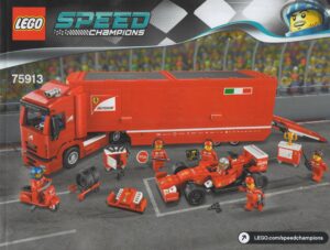 75913: LEGO® SPEED Champions Bauanleitung F14 T & Scuderia Ferrari Truck