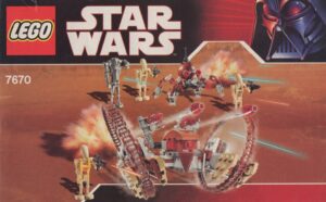 7670: LEGO® Star Wars™ Bauanleitung Hailfire Droid & Spider Droid