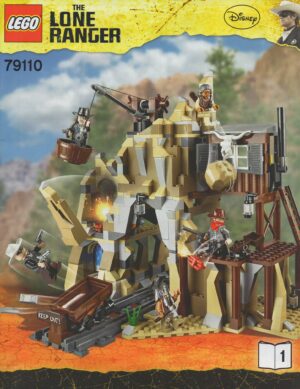 79110: LEGO® The Lone Ranger Bauanleitung Silver Mine Shootout