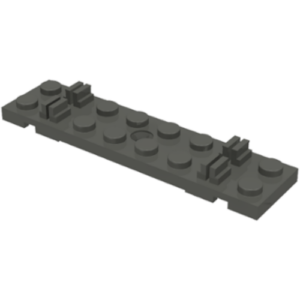 Classic Bahnschwellenplatte 2x8 mit Kabelrillen