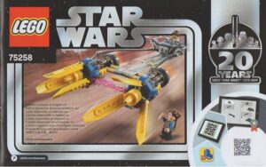 75258: LEGO® Star Wars™ Bauanleitung Anakin's Podracer – 20th Anniversary Edition