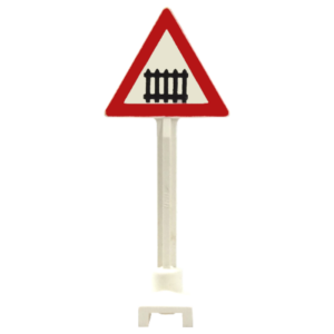 Classic Strassenschild Dreieck (Eisenbahn Übergang)