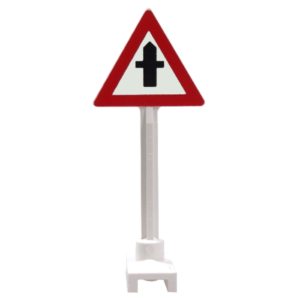 Classic Strassenschild Dreieck (Kreuzung)