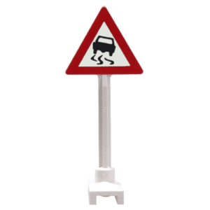 Classic Strassenschild Dreieck (Glätte)