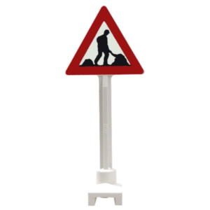 Classic Strassenschild Dreieck (Bauarbeiten)