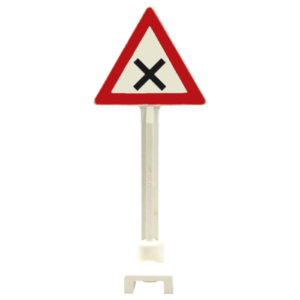 Classic Strassenschild Dreieck (Kreuzung)