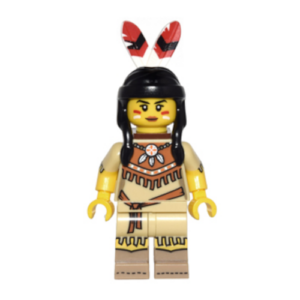 Indianerin / Stammesfrau (Minifigur Serie 15)
