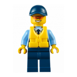 Polizist mit Rettungsweste (City)