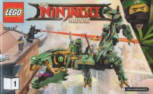 70612: LEGO® The LEGO Ninjago Movie Bauanleitung Mech-Drache des Grünen Ninja