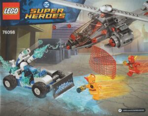 76098: LEGO® DC Comics Super Heroes Bauanleitung Speed Force Freeze Verfolgungsjagd