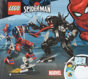 76115: LEGO® MARVEL Super Heroes Bauanleitung Spider Mech vs. Venom