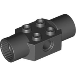 Technic Stein 2×2 mit 2 Drehgelenk (Mutterstück)