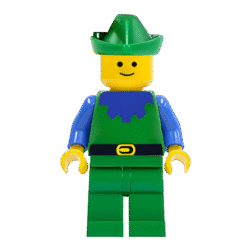 Waldmann blau mit Hut (Forestman)