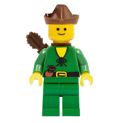 Waldmann mit Hut und Köcher (Forestman)