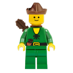 Waldmann mit Hut und Köcher (Forestman)