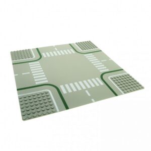 Classic Bauplatte 32x32 Kreuzung (Strassenplatte)