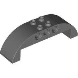 Technic Stein - Dachelement mit Bogen 2x8x2