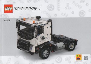 42175: LEGO® Technic Bauanleitung Volvo FMX LKW mit EC230 Electric Raupenbagger