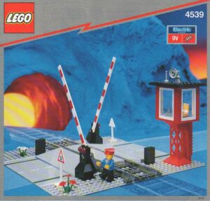 4539: LEGO® System Bauanleitung Manueller Bahnübergang