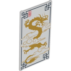 Classic Glas zu Fensterrahmen 1x4x6 mit Aufdruck (Ninjago)