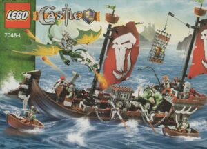 7048: LEGO® Castle Bauanleitung Troll-Schiff