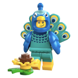 Minifiguren Tiere Serie 28 Junge im Pfaukostüm Figur 1 (71051)