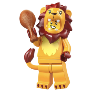 Minifiguren Tiere Serie 28 Junge im Löwenkostüm Figur 11 (71051)