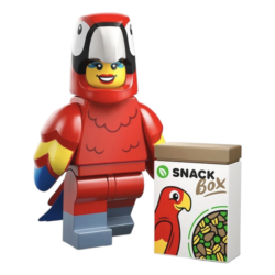 Minifiguren Tiere Serie 28 Mädchen im Papageienkostüm Figur 12 (71051)